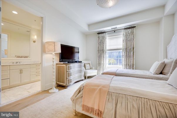 Bedroom, Interior, Marble, Recessed Lighting, Wood Texture Flooring