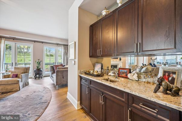 Interior, Kitchen, Living room, Wood Texture Flooring
