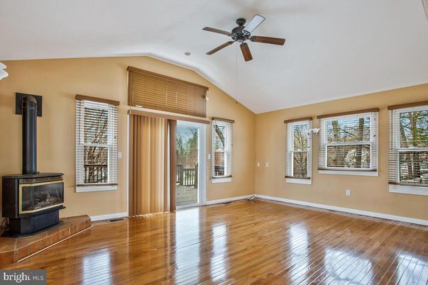 Empty room, Fireplace, Interior, Wood Texture Flooring