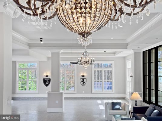 Chandelier, Interior, Recessed Lighting