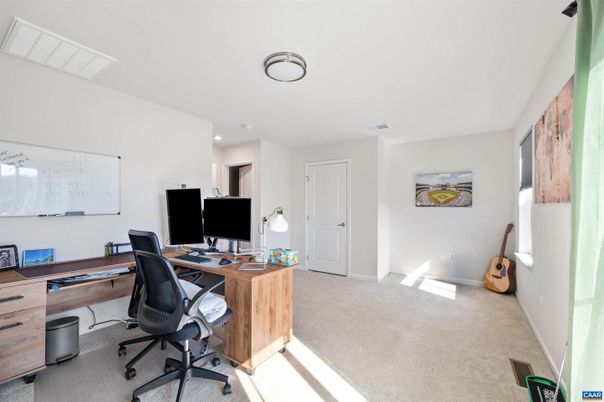 Home Office, Interior, Recessed Lighting