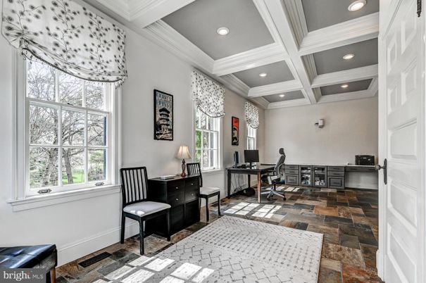 Home Office, Interior, Recessed Lighting