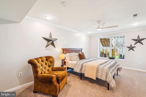Bedroom, Interior, Recessed Lighting