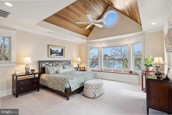 Bedroom, Interior, Recessed Lighting, Wooden Ceilings