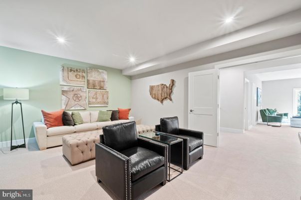 Interior, Living room, Recessed Lighting