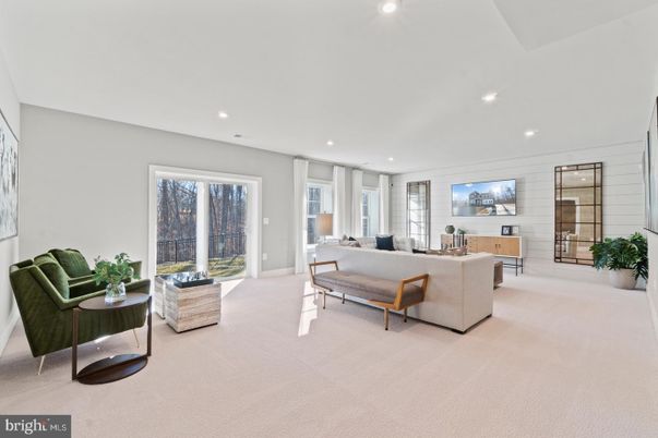 Interior, Living room, Recessed Lighting