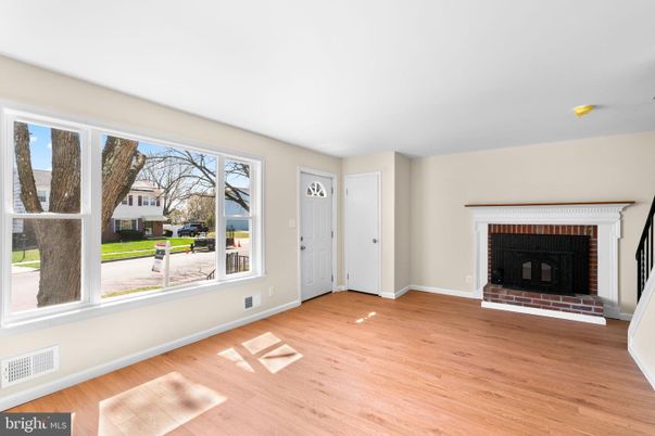 Empty room, Fireplace, Interior, Wood Texture Flooring