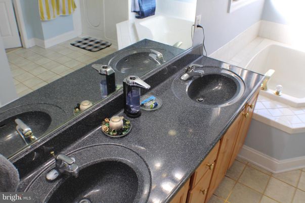 Bathroom, Dual Sink Vanities, Interior, Tile Countertops