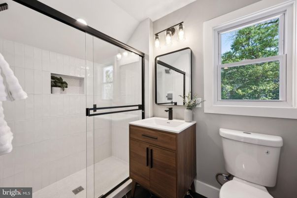 Bathroom, Glass Shower, Interior