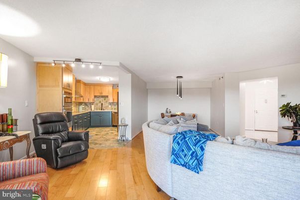 Interior, Kitchen, Living room, Pendant Lights, Wood Texture Flooring