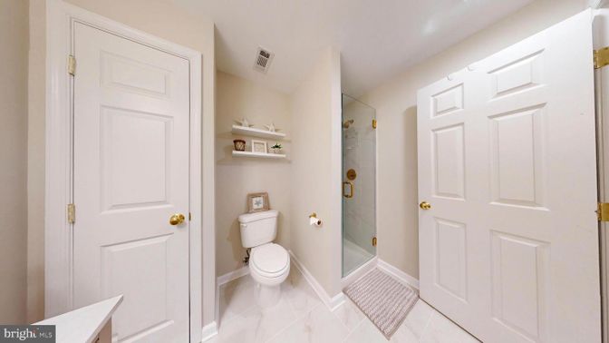 Bathroom, Glass Shower, Interior