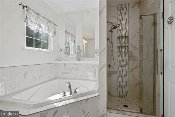 Bathroom, Glass Shower, Interior, Marble Walls