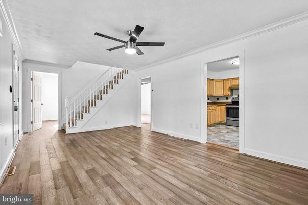 Empty room, Interior, Kitchen, Wood Texture Flooring