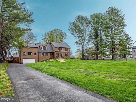 Attached, Backyard, Exterior, Facade, Brick Facade, French Provincial