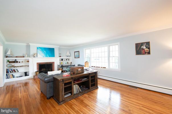 Fireplace, Interior, Wood Texture Flooring