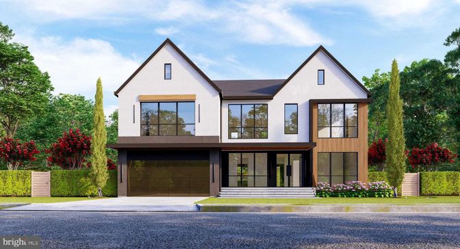 Attached, Exterior, Facade, Farmhouse