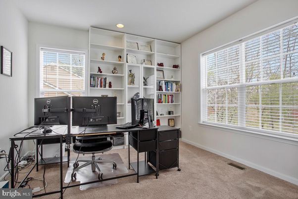 Home Office, Interior, Recessed Lighting