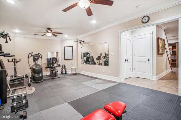 Fitness Equipment, Interior, Recessed Lighting