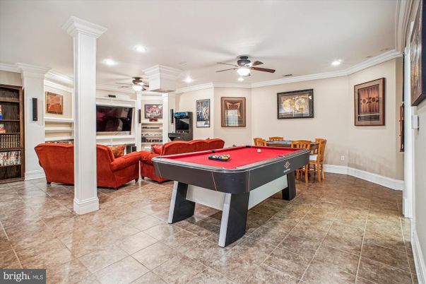 Billiard Table, Game Room, Interior, Living room, Recessed Lighting