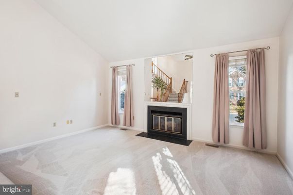 Empty room, Fireplace, Interior