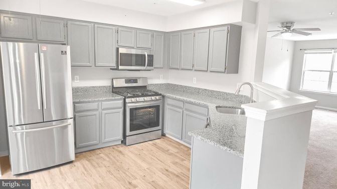 Interior, Kitchen, Wood Texture Flooring