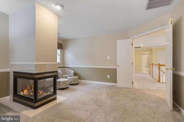 Empty room, Fireplace, Interior, Recessed Lighting