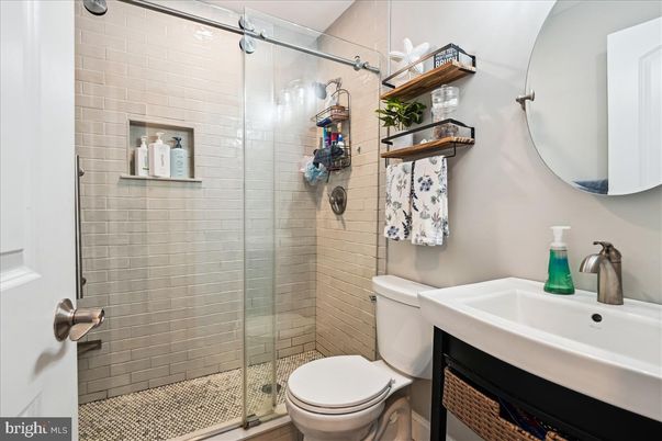 Bathroom, Glass Shower, Interior