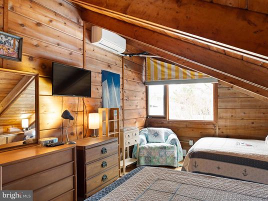 Bedroom, Interior, Wooden Beams, Wooden Ceilings, Wooden Walls