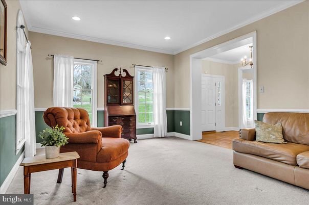 Chandelier, Fireplace, Interior, Living room, Recessed Lighting, Wood Texture Flooring