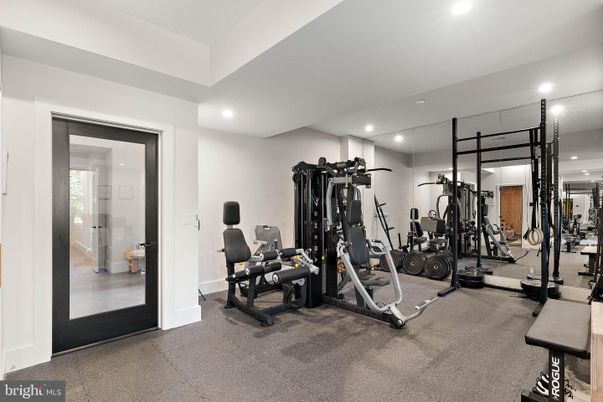 Fitness Equipment, Gym, Interior, Recessed Lighting