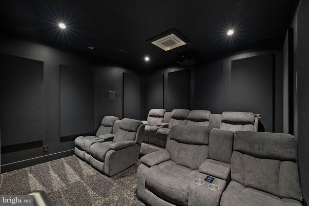 Home Theatre Room, Interior, Recessed Lighting, Theatre Room