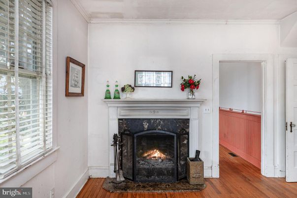 Fireplace, Interior, Wood Texture Flooring