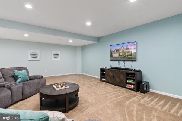 Interior, Living room, Recessed Lighting