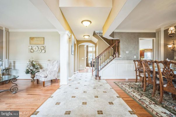 Dining room, Interior, Wood Texture Flooring