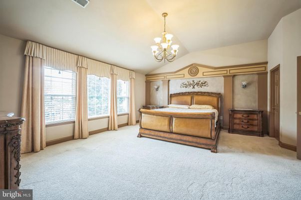 Bedroom, Chandelier, Interior