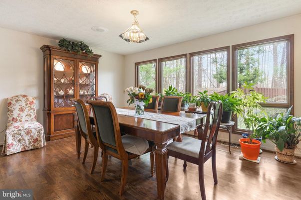 Dining room, Interior, Wood Texture Flooring