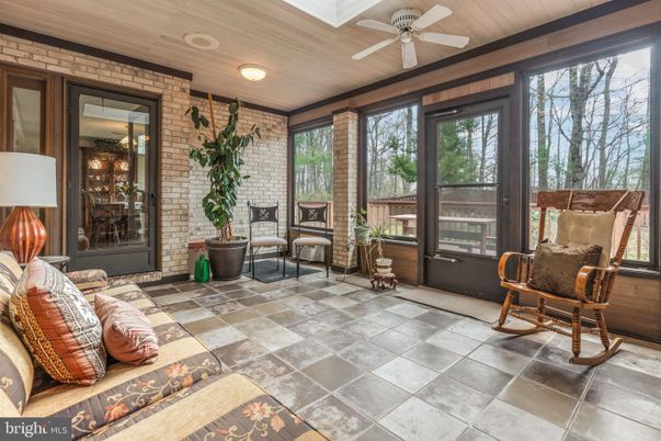 Interior, Stone Walls, Sun Room