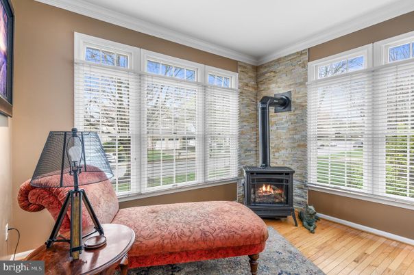 Fireplace, Interior, Stone Walls, Wood Texture Flooring