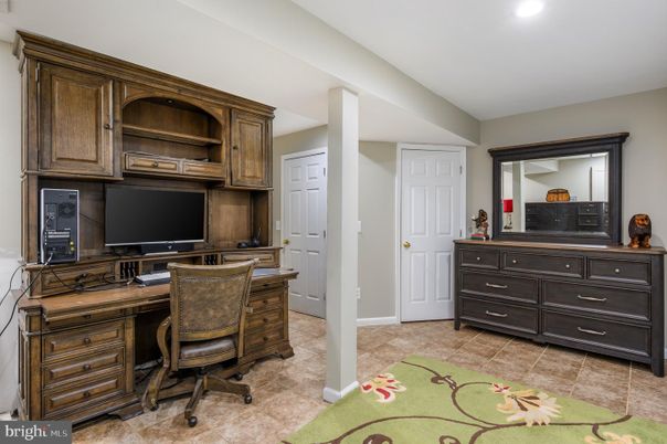 Home Office, Interior, Recessed Lighting