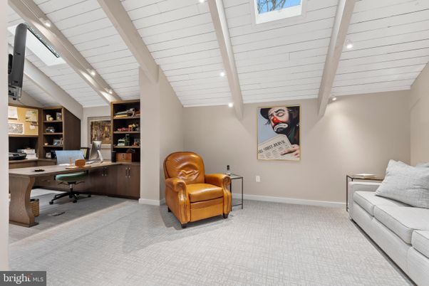 Home Office, Interior, Recessed Lighting