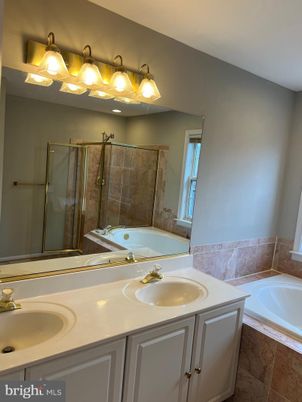 Bathroom, Dual Sink Vanities, Glass Shower, Interior