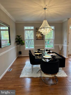 Dining room, Interior, Wood Texture Flooring