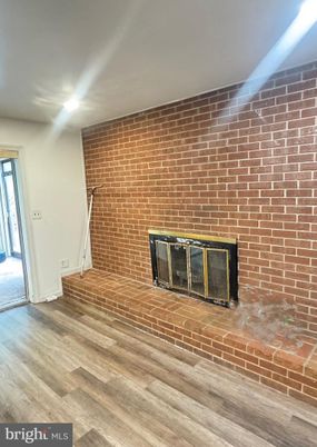 Empty room, Interior, Stone Walls, Wood Texture Flooring