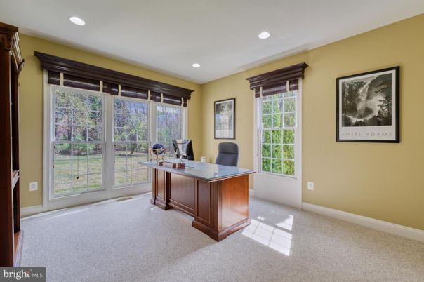 Home Office, Interior, Recessed Lighting