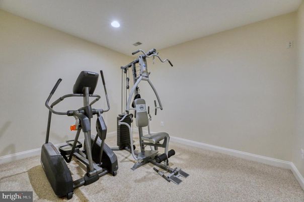 Fitness Equipment, Interior, Recessed Lighting