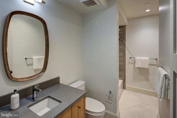 Bathroom, Interior, Recessed Lighting