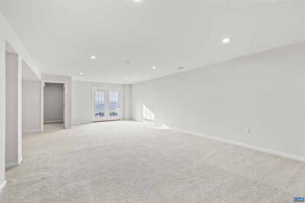 Empty room, Interior, Recessed Lighting