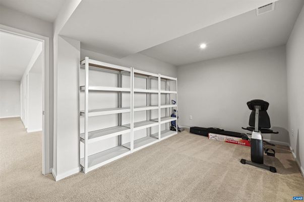 Fitness Equipment, Interior, Recessed Lighting