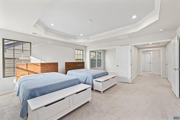 Bedroom, Interior, Recessed Lighting