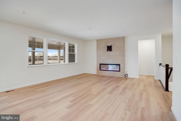 Empty room, Fireplace, Interior, Wood Texture Flooring